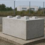 Betonové bloky pro kóje a přepážky, které se dají přestěhovat